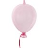 Clayre & Eef 6GL4439 Balon suspendat decorativ roz Ø 10x17 cm