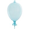 Clayre & Eef 6GL4440 Decorare balon suspendat Ø 10x17 cm Albastru deschis