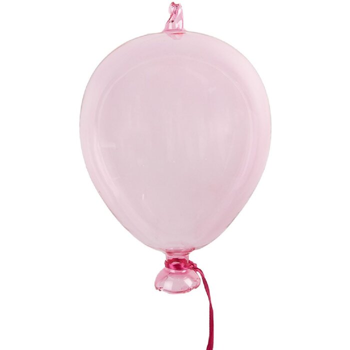 Clayre & Eef 6GL4442 Decorațiune umeraș balon roz Ø 14x21 cm