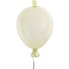 Clayre & Eef 6GL4443 Balon decorativ suspendat din sticlă verde Ø14x21cm