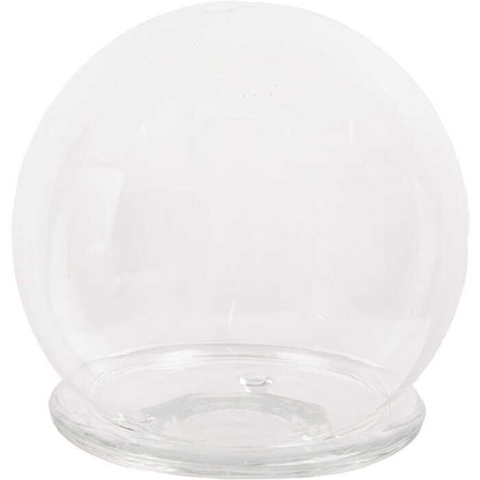 Clayre & Eef 6GL4446 Clopot de sticlă transparent Ø 15x16 cm