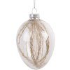 Clayre & Eef 6GL4460 Decorative Hanging Egg 7x10 cm Easter Egg Ornament