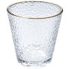 Clayre & Eef 6GL4877 Pahar de băut cu margine aurie 300 ml Ø 9x9 cm