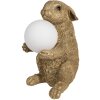 Clayre & Eef 6LMP790 Lampă de masă Bunny Gold G9 max 60W 27x19x35 cm