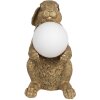 Clayre & Eef 6LMP790 Lampă de masă Bunny Gold G9 max 60W 27x19x35 cm