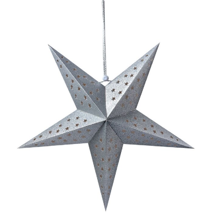 Clayre & Eef 6PA0512MZI Decorațiune Star Silver 45x15x45 cm