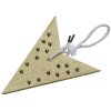 Clayre & Eef 6PA0512S Decorațiune Star Gold 30x10x30 cm