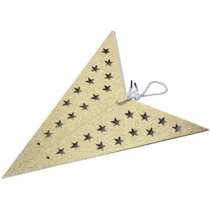 Clayre & Eef 6PA0512XL Decorațiune Star Gold 90x20x90 cm