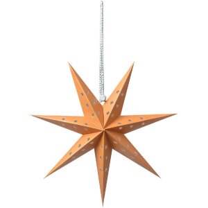 Clayre & Eef 6PA0513S Decorațiune Star Orange 30x8x30 cm