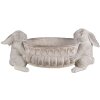 Clayre & Eef 6PR5054 Decorațiune ghiveci de flori iepure 43x19x19 cm aspect piatră