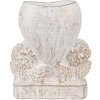 Clayre & Eef 6TE0508 Ghiveci de flori Angel 23x13x25 cm Vintage alb