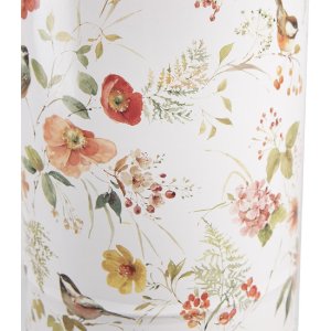 Clayre & Eef 6Y5511L Găleată decorativă cu model floral Ø 19x27 cm