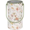 Clayre & Eef 6Y5511L Găleată decorativă cu model floral Ø 19x27 cm