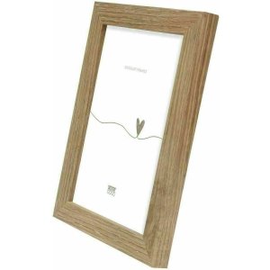 Deknudt S45SH2 Modern Picture Frame Dark Natural Wood Brown 18.0 x24.0 cm