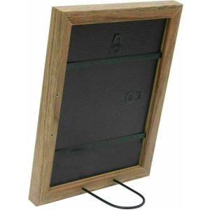 Deknudt S45SH2 Modern Picture Frame Dark Natural Wood Brown 18.0 x24.0 cm