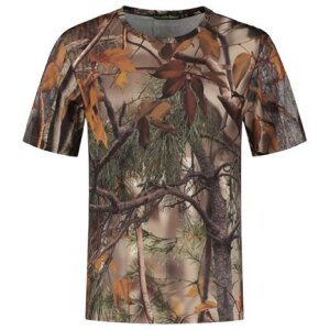 Stealth Gear tricou cu mânecă scurtă camo pădure...