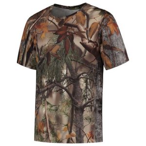 Stealth Gear tricou cu mânecă scurtă camo pădure imprimare dimensiune M