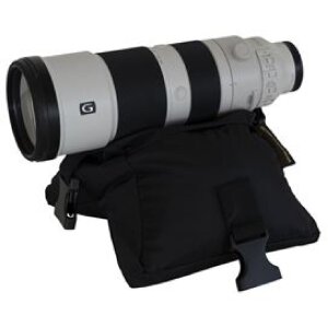 Buteo Photo Gear sac de fasole 1 model șa negru cu curea de umăr