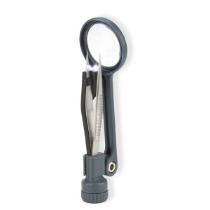 Carson MagniGrip MG-88 Lupa Pensetă 4.5x LED lentile asferice ultra-ușoare