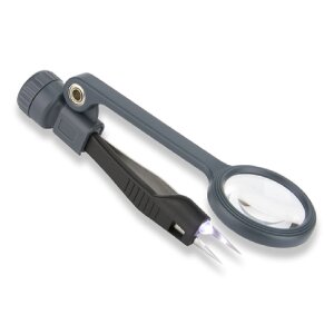 Carson MagniGrip MG-88 Lupa Pensetă 4.5x LED lentile asferice ultra-ușoare