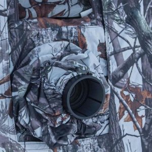 Buteo Photo Gear snoot / protecție lentile zăpadă pentru cort camuflaj