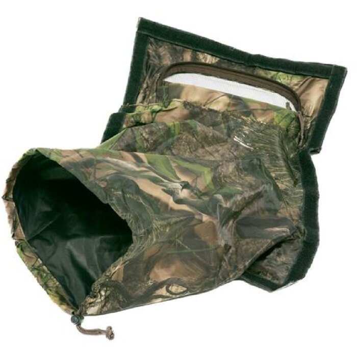 Buteo Photo Gear snoot / capac de obiectiv verde pentru cort camuflaj