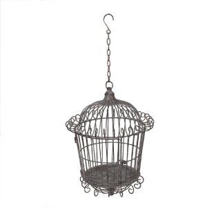 Clayre & Eef 5Y1201 Decorațiune Birdcage Brown Grey...