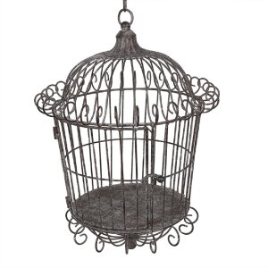 Clayre & Eef 5Y1201 Decorațiune Birdcage Brown Grey...