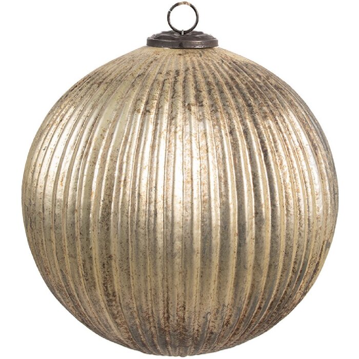 Clayre & Eef 6GL4549XL Pom de Crăciun Bauble aurit Ø 24x24 cm Stil clasic