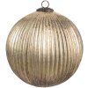 Clayre & Eef 6GL4549XL Pom de Crăciun Bauble aurit Ø 24x24 cm Stil clasic