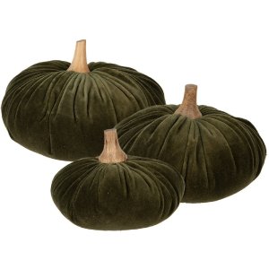 Clayre & Eef 65430 Decorațiune dovleac verde Ø...