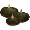 Clayre & Eef decorare dovleac verde Ø 25x16 cm stil țară poliester