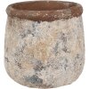 Clayre & Eef 6TE0527L Ghiveci de flori teracotă bej Ø 18x17 cm Stil rustic