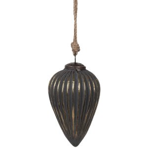 Clayre & Eef 6GL4526S Pom de Crăciun Bauble negru...