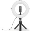 Hama 20497 LED Ring Light SpotLight Smart 80 II Set pentru smartphone negru