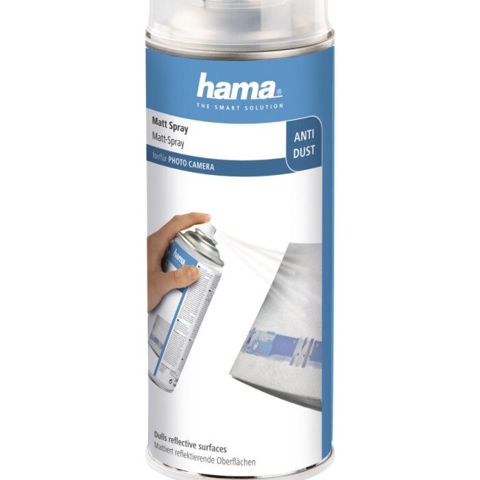 Hama Spray mat 400ml Solubil în apă Reduce reflexiile pe email sticlă plastic