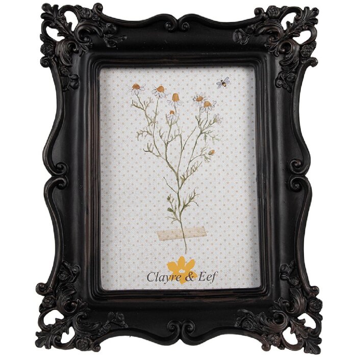 Clayre & Eef 2F1153 Cadru foto negru 20x2x25 cm 13x18 cm