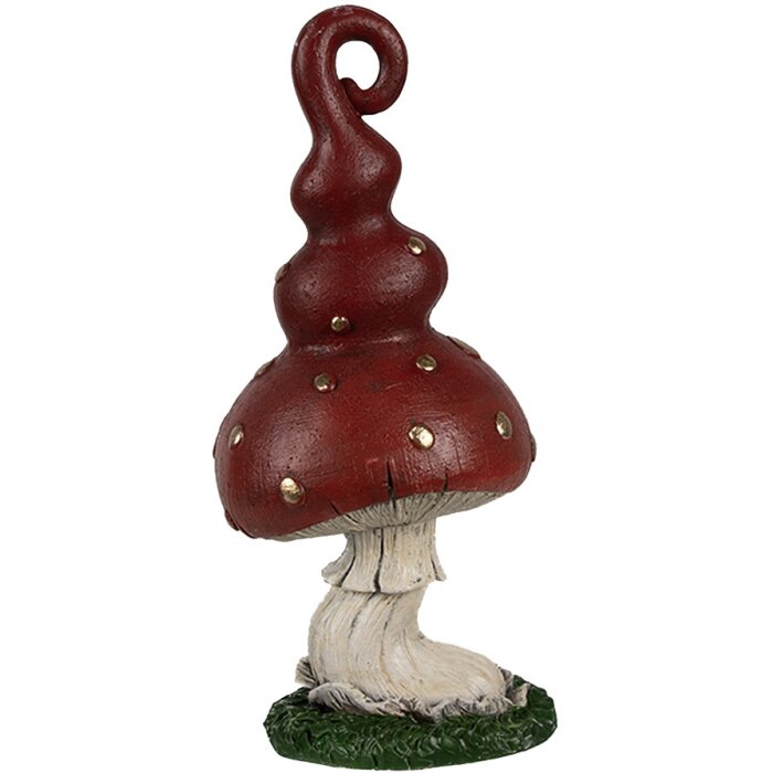 Clayre & Eef 6PR4159 Decorațiune Ciupercă roșu 8x6x17 cm