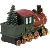 Clayre & Eef 6PR4335 Decorațiune locomotivă 11x5x7 cm verde roșu auriu