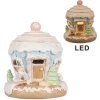 Clayre & Eef 6PR4354 Decorațiune casă cu LED Ø12x14 cm 3xAAA