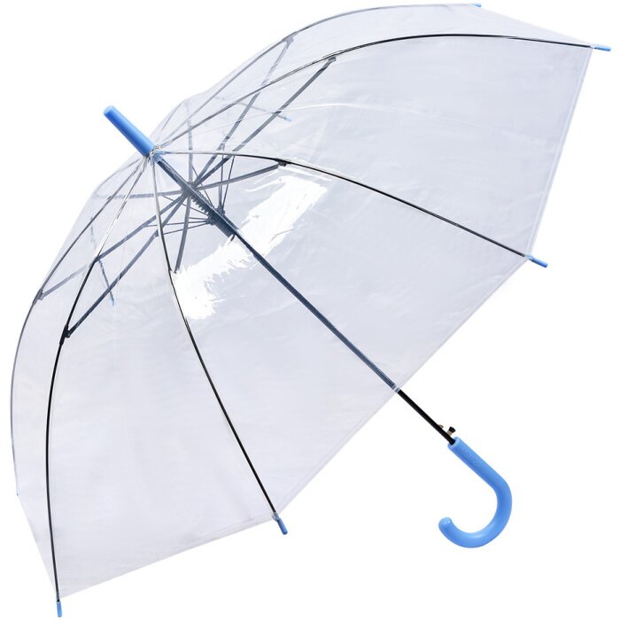 Juleeze JZUM0079PA Umbrelă transparentă albastră Ø 98x80 cm