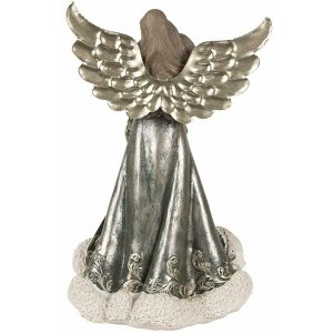 Clayre & Eef 6PR3958GG Înger figurină decorativă 15x10x24 cm