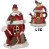 Clayre & Eef 6PR4174 LED decorare păsări pe recipient de udare 13x10x16 cm