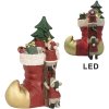 Clayre & Eef 6PR4176 Decorațiune LED Șoareci în cizme 14x10x19 cm