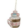 Clayre & Eef 6PR4209 Patiserie suspendată cu macarons 6x4x7 cm