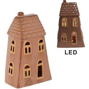 Clayre & Eef 6CE1798 Decorațiune Casă cu LED 10x6x16 cm