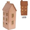 Clayre & Eef 6CE1840 Casă decorativă cu LED 8x6x17 cm