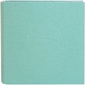 Legator cu inele Goldbuch A5 Bella Vista aqua linen 20x22 cm