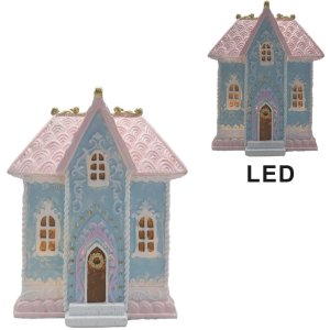 Clayre & Eef 6PR4198 Decorațiune Casă cu LED 12x9x15 cm