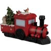 Clayre & Eef 6PR4178 Decorațiune Locomotivă Moș Crăciun LED 19x7x10 cm